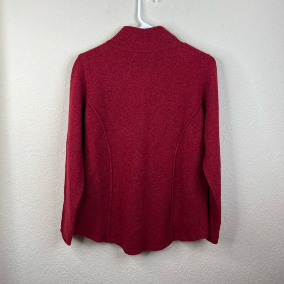 Eileen Fisher 100% Wool Sweater Size Petite Medium - Picture 3 of 11